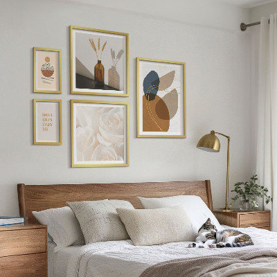 Väggdekoration tavelset Boho växtdekorationer