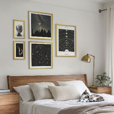 Set om 5 tavlor Kosmiska inspirationer från galaxen
