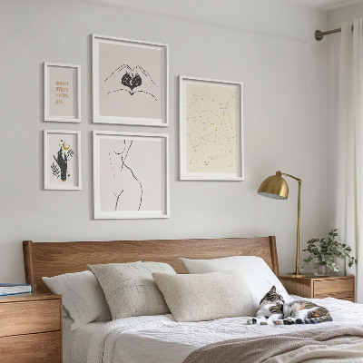 Väggdekoration tavelset Minimalistiska rymdmotiv