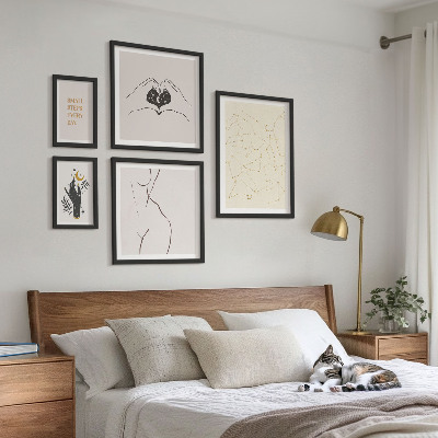Väggdekoration tavelset Minimalistiska rymdmotiv