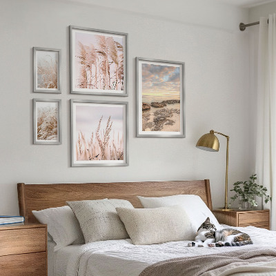Väggdekoration tavelset Havslandskap, sol