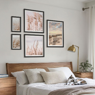 Väggdekoration tavelset Havslandskap, sol