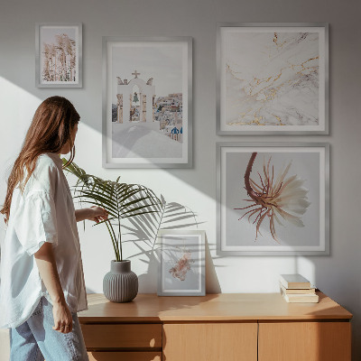 Set om 5 tavlor Snygg utsikt arkitektur natur