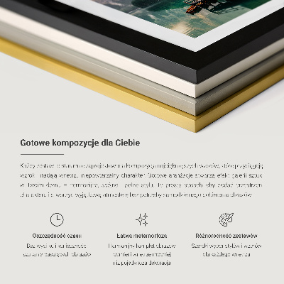 Väggdekoration tavelset Katter rosor delikata nyanser