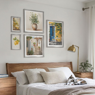 Väggdekoration tavelset Inspirationer i citrusstil