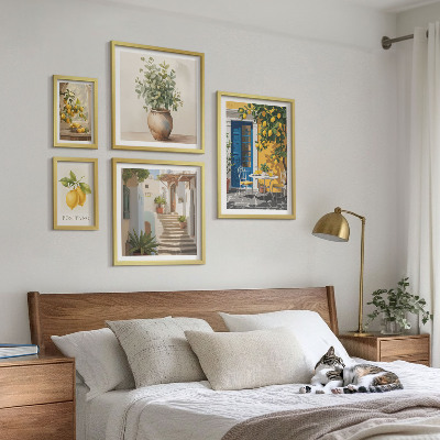 Väggdekoration tavelset Inspirationer i citrusstil