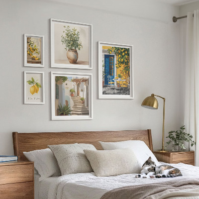 Väggdekoration tavelset Inspirationer i citrusstil