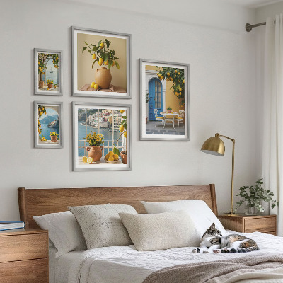 Väggdekoration tavelset Inspirationer från citronsolen