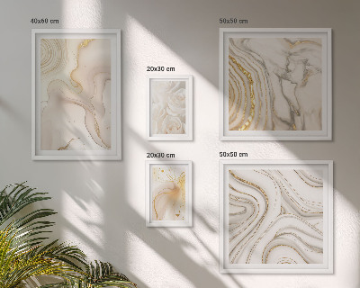 Väggdekoration tavelset Abstrakta beige kompositioner