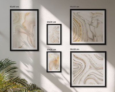 Väggdekoration tavelset Abstrakta beige kompositioner