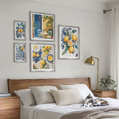 Väggdekoration tavelset Citrus provençalsk mat