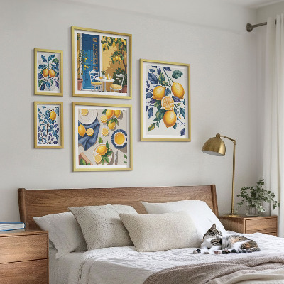 Väggdekoration tavelset Citrus provençalsk mat