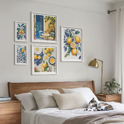 Väggdekoration tavelset Citrus provençalsk mat