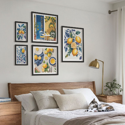 Väggdekoration tavelset Citrus provençalsk mat