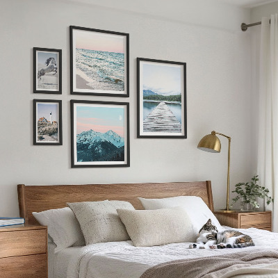 Väggdekoration tavelset Naturlandskapsdekorationer