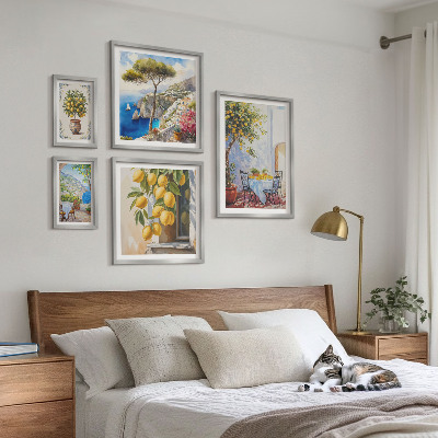 Väggdekoration tavelset Citrusinspirationer sol