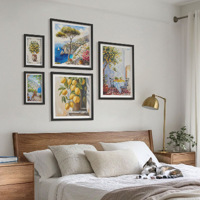 Väggdekoration tavelset Citrusinspirationer sol
