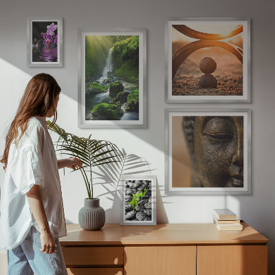 Set om 5 tavlor Naturens harmoni minimalistisk