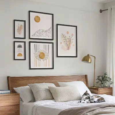 Minimalistiska växttavlor set om 5 st
