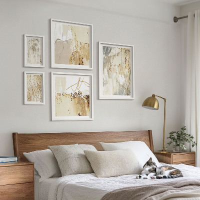 Väggdekoration tavelset Abstrakta minimalistiska kompositioner