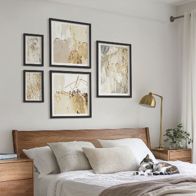 Väggdekoration tavelset Abstrakta minimalistiska kompositioner