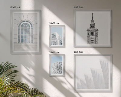 Väggdekoration tavelset Modern arkitekturminimalism