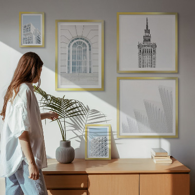 Väggdekoration tavelset Modern arkitekturminimalism