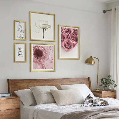 Set om 5 tavlor Blommiga boho-inspirationer