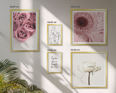 Set om 5 tavlor Blommiga boho-inspirationer