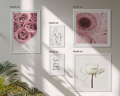 Set om 5 tavlor Blommiga boho-inspirationer
