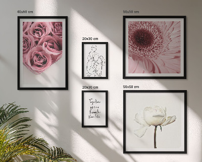 Set om 5 tavlor Blommiga boho-inspirationer