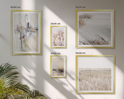 Set om 5 tavlor Snygga dekorationer natur minimalism