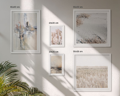 Set om 5 tavlor Snygga dekorationer natur minimalism