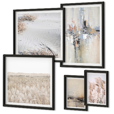 Set om 5 tavlor Snygga dekorationer natur minimalism
