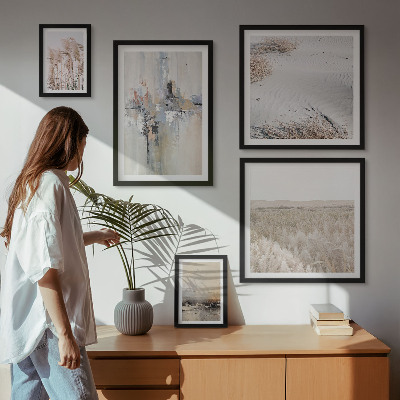Set om 5 tavlor Snygga dekorationer natur minimalism