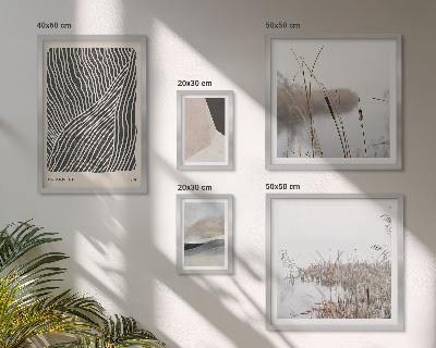 Väggdekoration tavelset Minimalistisk naturkonst