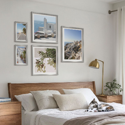 Väggdekoration tavelset Santorini pittoreska vyer