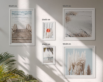 Set om 5 tavlor Strandutsikt och natur
