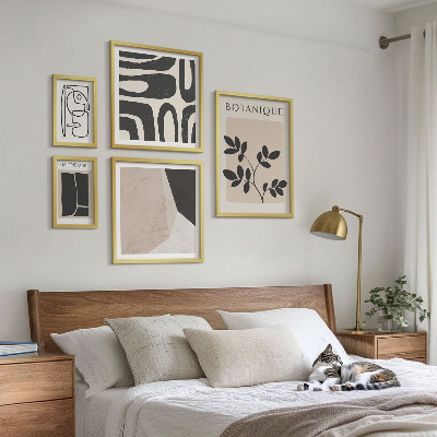 Väggdekoration tavelset Snygg minimalistisk grafik
