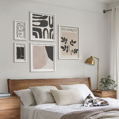 Väggdekoration tavelset Snygg minimalistisk grafik