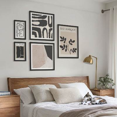 Väggdekoration tavelset Snygg minimalistisk grafik