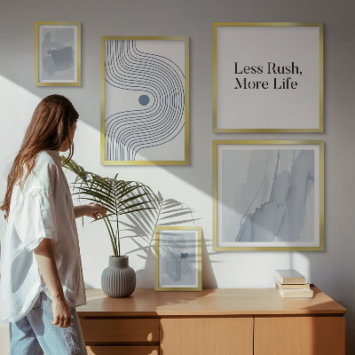 Väggdekoration tavelset Modern minimalistisk grafik