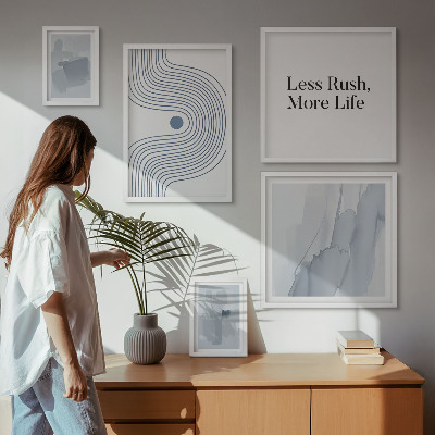 Väggdekoration tavelset Modern minimalistisk grafik