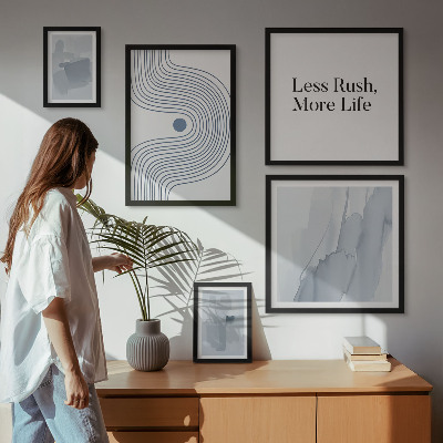 Väggdekoration tavelset Modern minimalistisk grafik