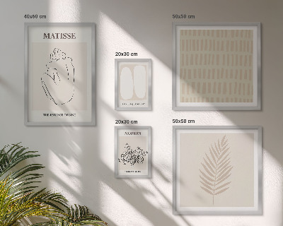 Väggdekoration tavelset Minimalistiska stilformer