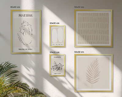 Väggdekoration tavelset Minimalistiska stilformer