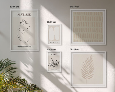 Väggdekoration tavelset Minimalistiska stilformer
