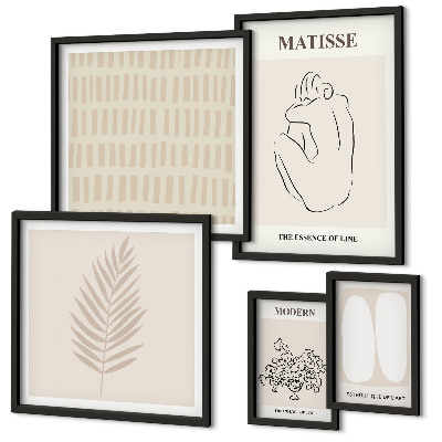 Väggdekoration tavelset Minimalistiska stilformer
