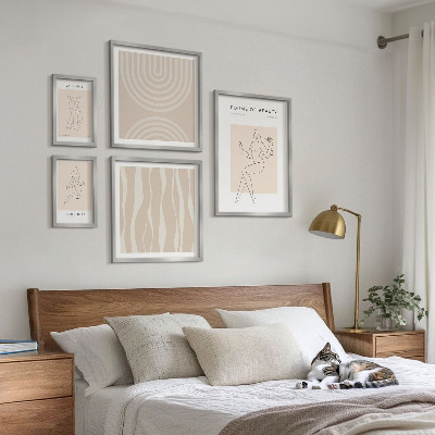 Väggdekoration tavelset Minimalistiska former av skönhet