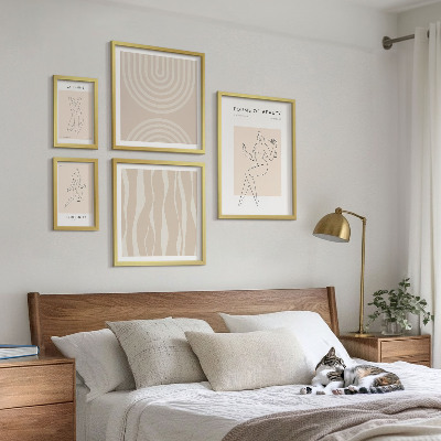 Väggdekoration tavelset Minimalistiska former av skönhet